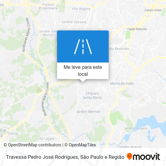 Travessa Pedro José Rodrigues mapa