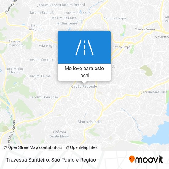 Travessa Santieiro mapa