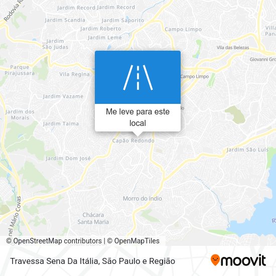 Travessa Sena Da Itália mapa