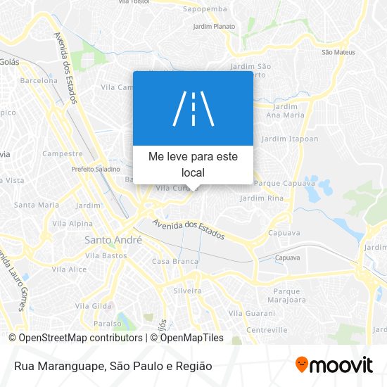 Rua Maranguape mapa