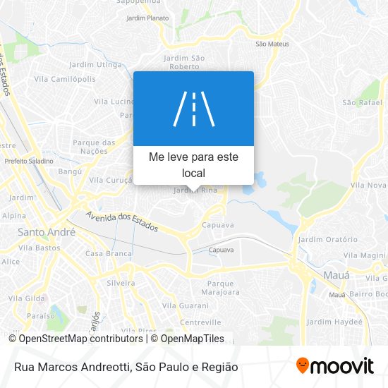 Rua Marcos Andreotti mapa