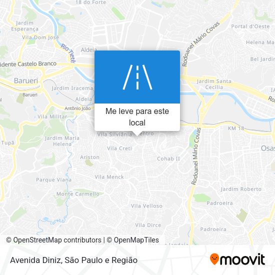 Avenida Diniz mapa