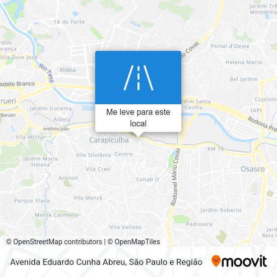 Avenida Eduardo Cunha Abreu mapa