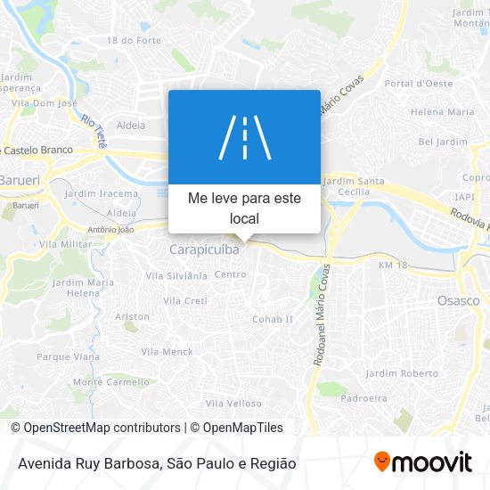 Avenida Ruy Barbosa mapa