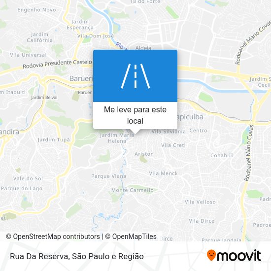 Rua Da Reserva mapa