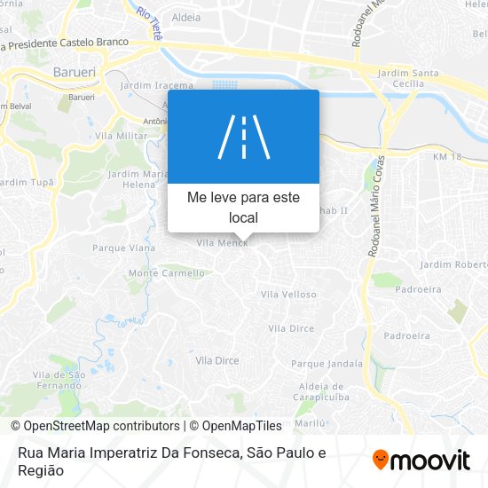 Rua Maria Imperatriz Da Fonseca mapa