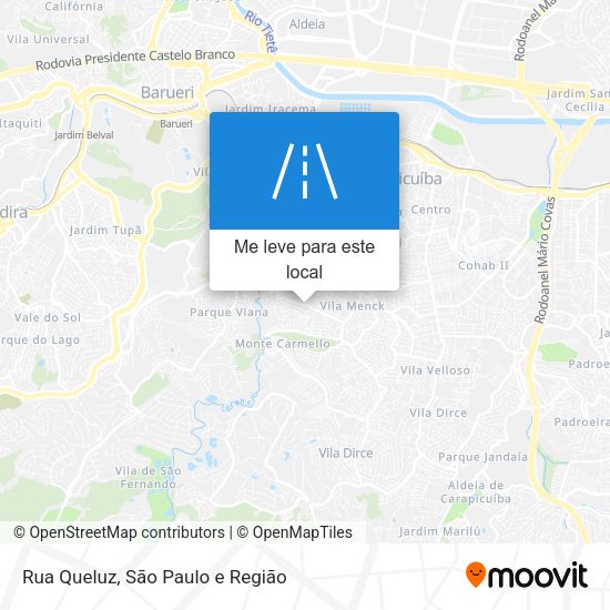 Rua Queluz mapa
