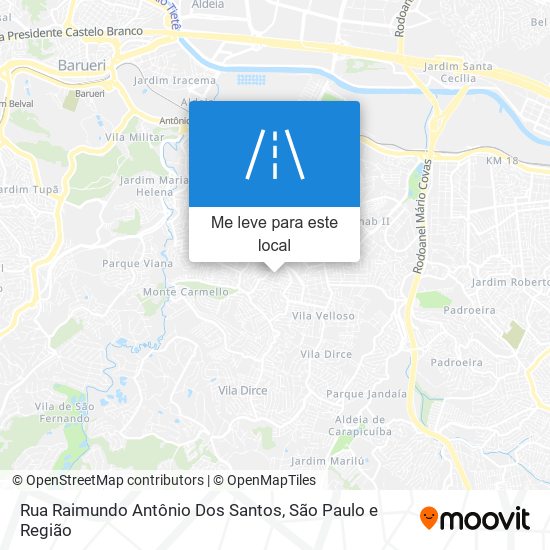 Rua Raimundo Antônio Dos Santos mapa