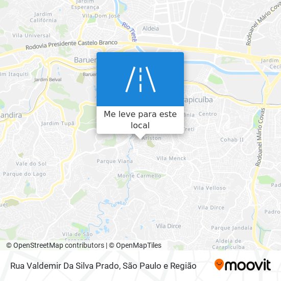 Rua Valdemir Da Silva Prado mapa