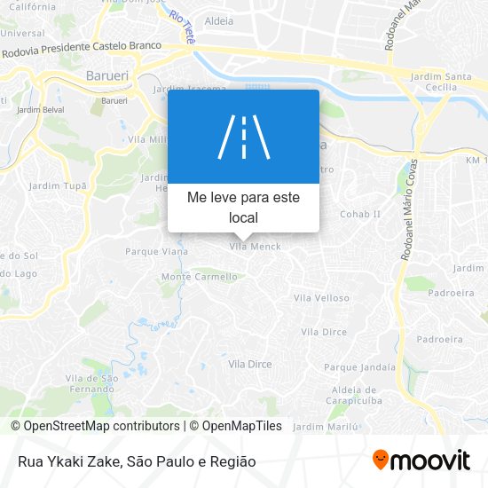 Rua Ykaki Zake mapa