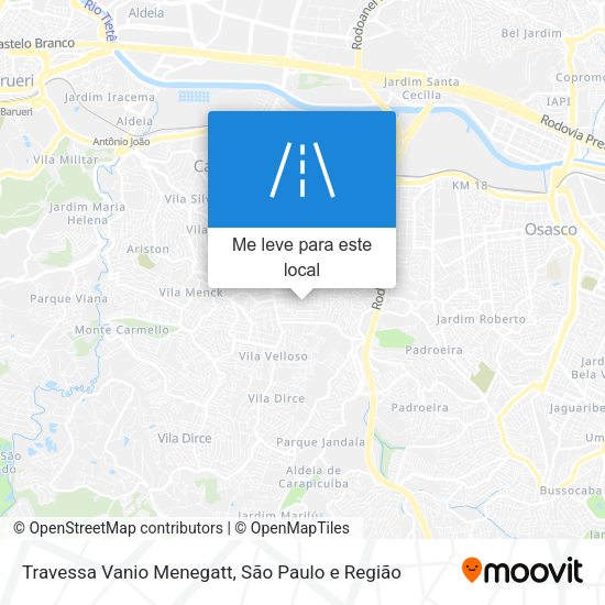 Travessa Vanio Menegatt mapa