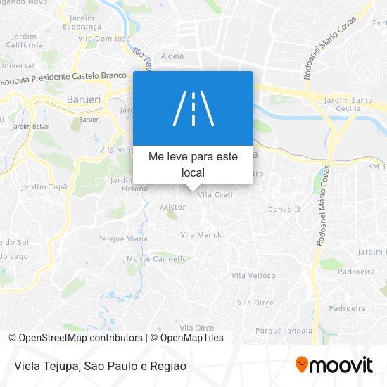 Viela Tejupa mapa