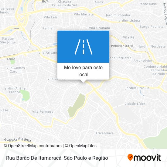 Rua Barão De Itamaracá mapa