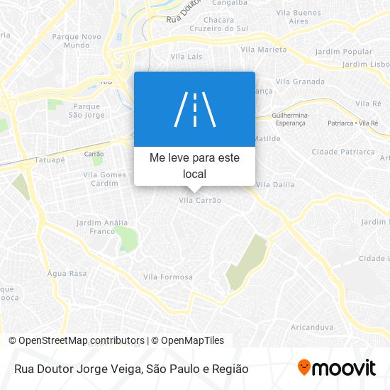 Rua Doutor Jorge Veiga mapa