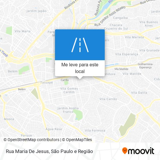 Rua Maria De Jesus mapa