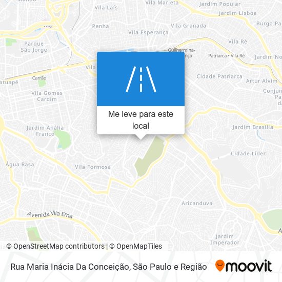 Rua Maria Inácia Da Conceição mapa