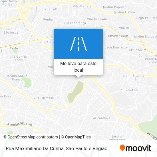 Rua Maximiliano Da Cunha mapa