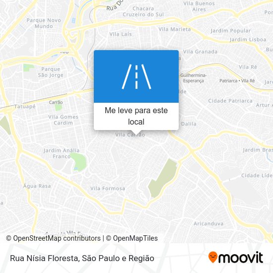 Rua Nísia Floresta mapa