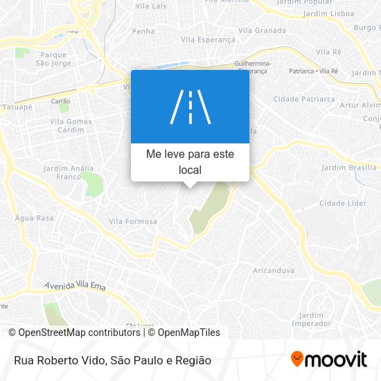 Rua Roberto Vido mapa