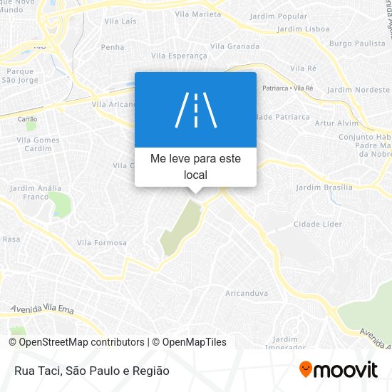 Rua Taci mapa