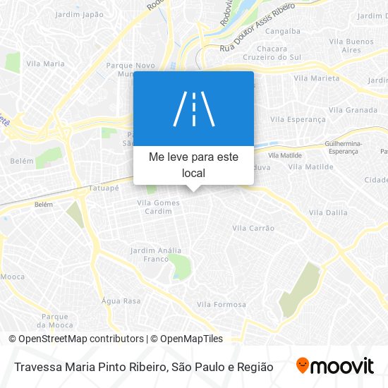 Travessa Maria Pinto Ribeiro mapa