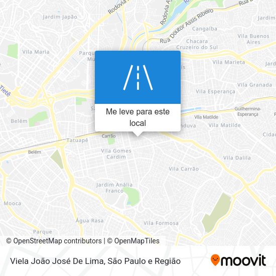 Viela João José De Lima mapa