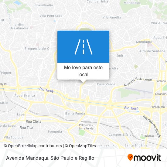 Avenida Mandaqui mapa