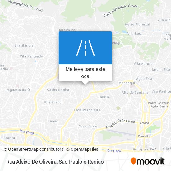 Rua Aleixo De Oliveira mapa