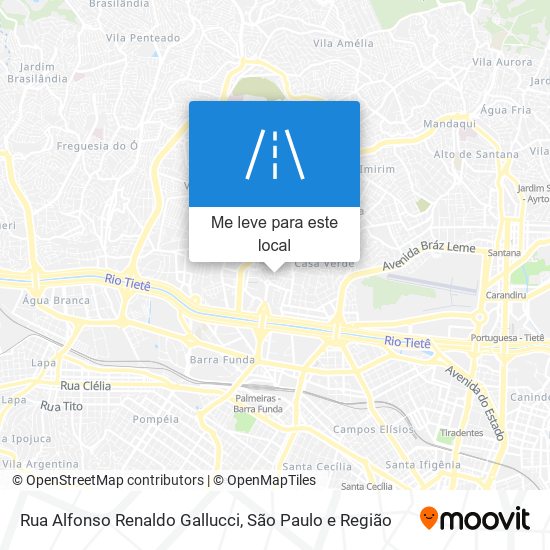 Rua Alfonso Renaldo Gallucci mapa