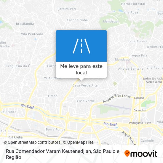 Rua Comendador Varam Keutenedjian mapa