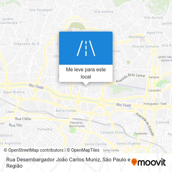 Rua Desembargador João Carlos Muniz mapa