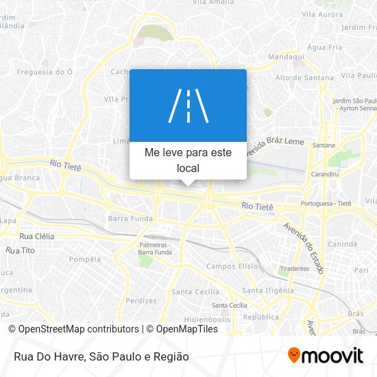 Rua Do Havre mapa