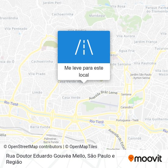 Rua Doutor Eduardo Gouvêa Mello mapa