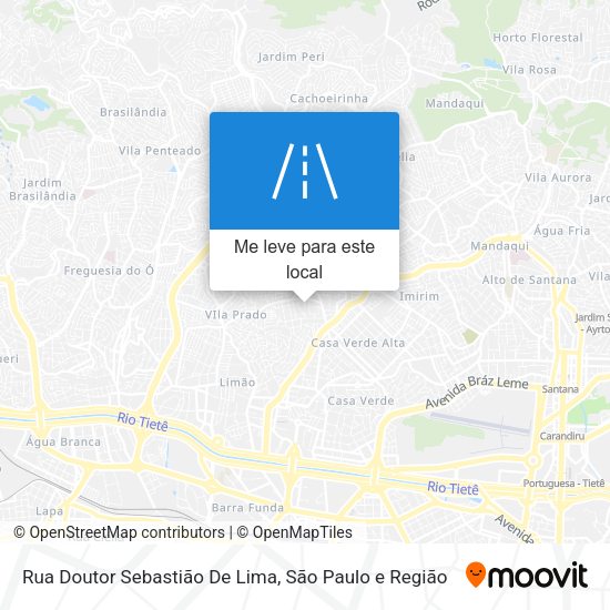 Rua Doutor Sebastião De Lima mapa