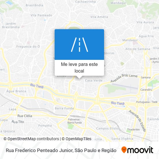 Rua Frederico Penteado Junior mapa