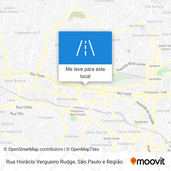 Rua Horácio Vergueiro Rudge mapa