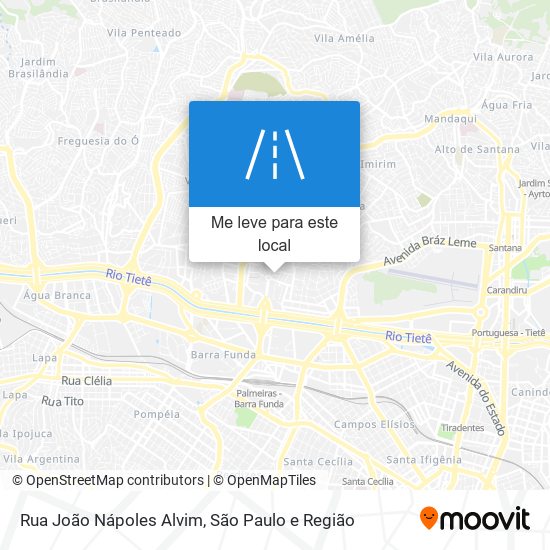 Rua João Nápoles Alvim mapa