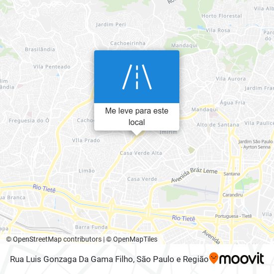 Rua Luis Gonzaga Da Gama Filho mapa