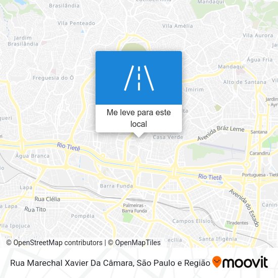 Rua Marechal Xavier Da Câmara mapa