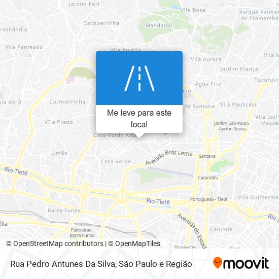 Rua Pedro Antunes Da Silva mapa