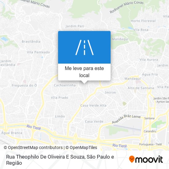 Rua Theophilo De Oliveira E Souza mapa