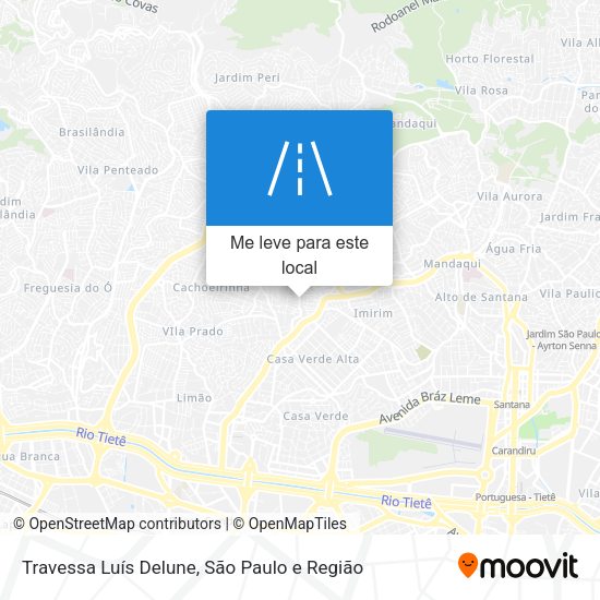 Travessa Luís Delune mapa