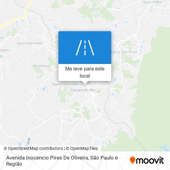 Avenida Inocencio Pires De Oliveira mapa