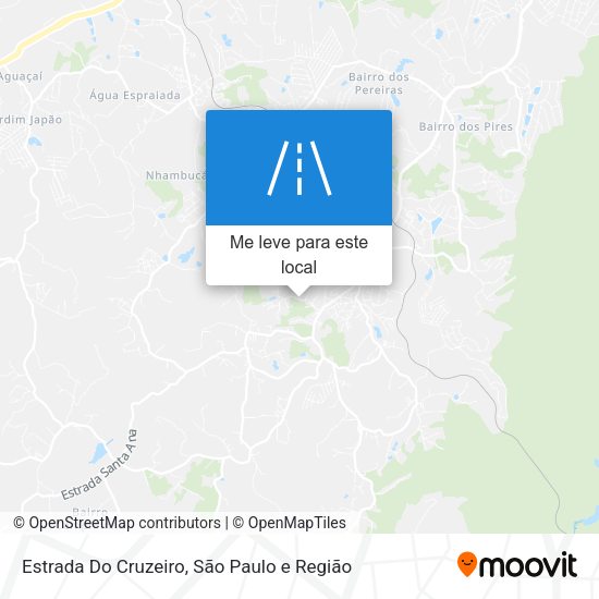 Estrada Do Cruzeiro mapa