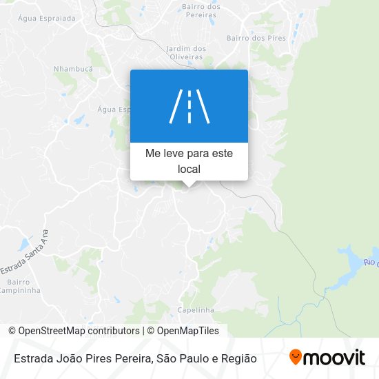 Estrada João Pires Pereira mapa