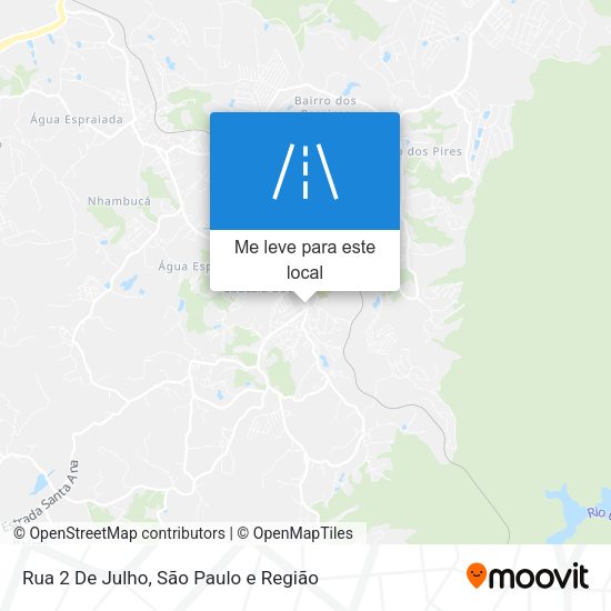 Rua 2 De Julho mapa