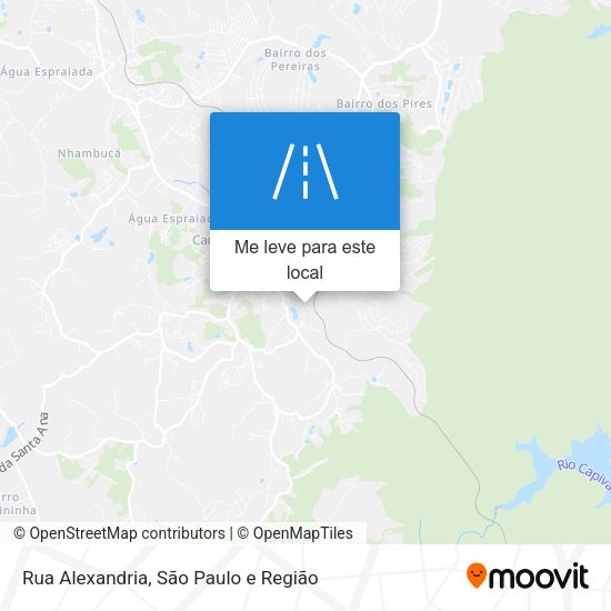 Rua Alexandria mapa