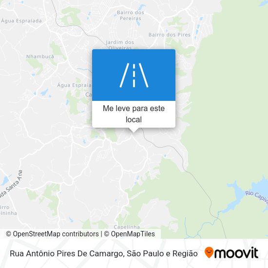 Rua Antônio Pires De Camargo mapa