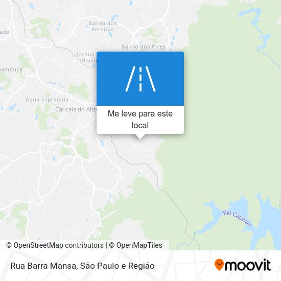 Rua Barra Mansa mapa