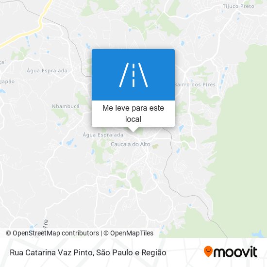 Rua Catarina Vaz Pinto mapa